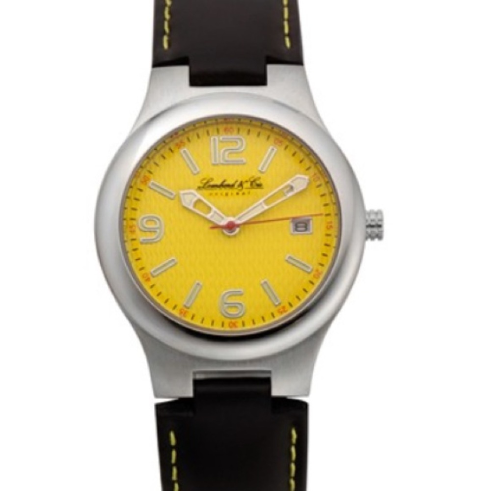 Men's Yellow and Black Watch